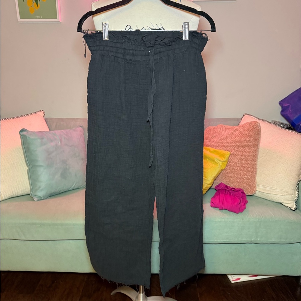 Women's Black Drawstring Pants